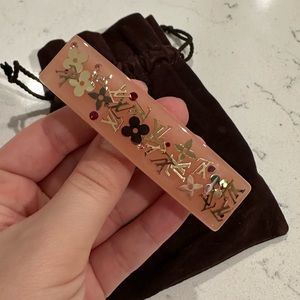 Louis Vuitton Monogram Inclusion Barrette - Rose